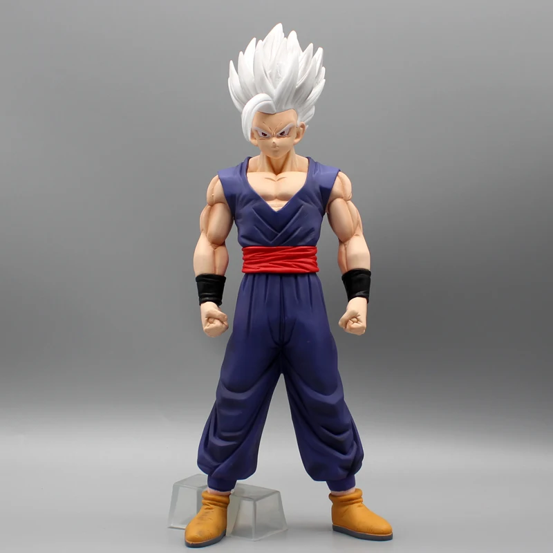 29cm Anime Dragon Ball Z Super Hero Figure Saiyan White Hair Son Gohan Action Figurine PVC Collectible Statue Model Toys Gift