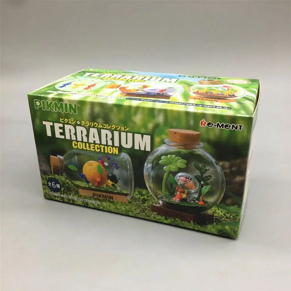 Hochwertige, sofort lieferbare Re-Ment Happy Home Pikmin V1 Serie Blindbox Miniatur-Szenen, niedliche Cartoon-Anime-Figuren, Spielzeug, Geburtstagsgeschenke