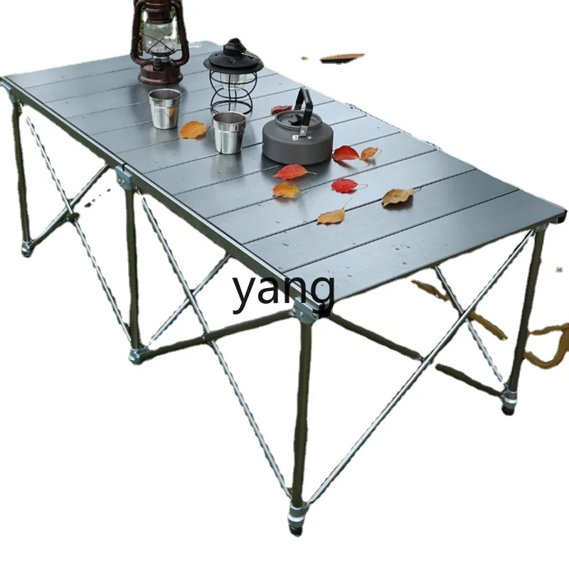 L'm'm Outer Folding Table Leg Lifting Table Aluminum Alloy round Picnic Table