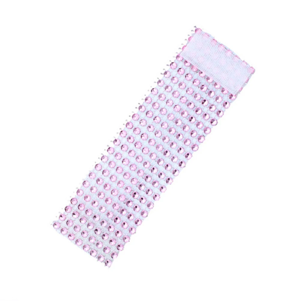 

60PCS Napkin Rings Crystal Decorative Plastic Diamond Holder Party Supplies Wedding Serviette Buckles Table Decor Durability