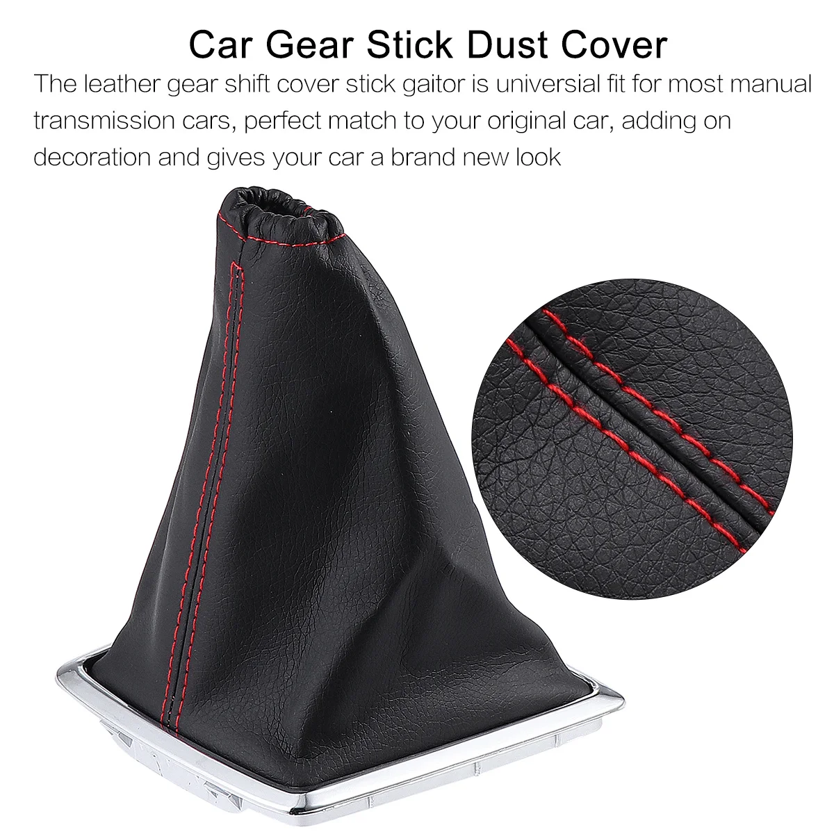 

Universal Gear Stick Cover Manual Gear Shifter Gaitor Seamless Resistant Car Accessories Parts