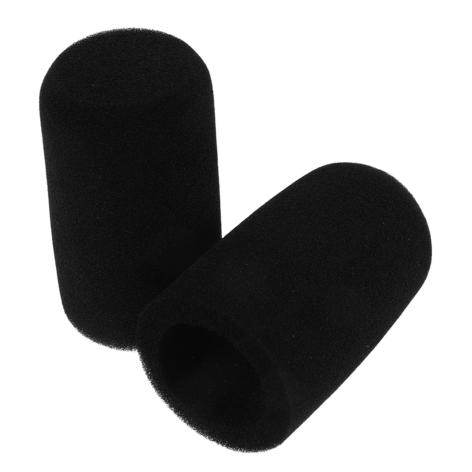 

2Pcs Microphone Windshield Sponge Cover Noise Blocking Mic Sponge Covers Thickened Protective Cover for Stage Conference Karaoke