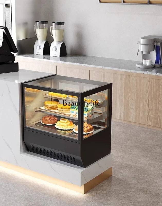 4Refrigerated Display Cabinet Right Angle Small Fruit West Point Desktop Air-cooled Fresh-keeping Freezer