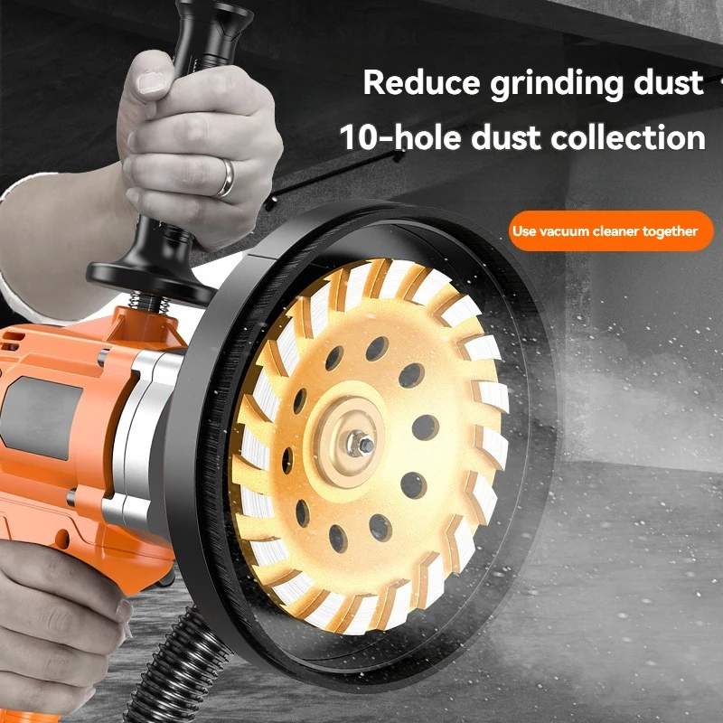 

4980W High-Power Concrete Grinder Cement Multi-Function Rough Grinder Polishing Machine Wall Flooring Splicing Cement Grinder