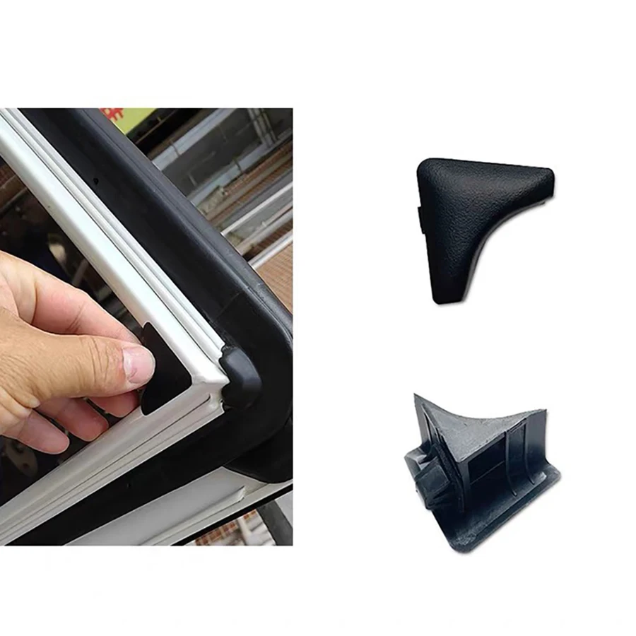 

1Pc Corner Cover of Door Frame Center Guide Front/Rear Door Panel Garnish Triangle Trim For Toyota Land Cruiser LC150 2010-2020