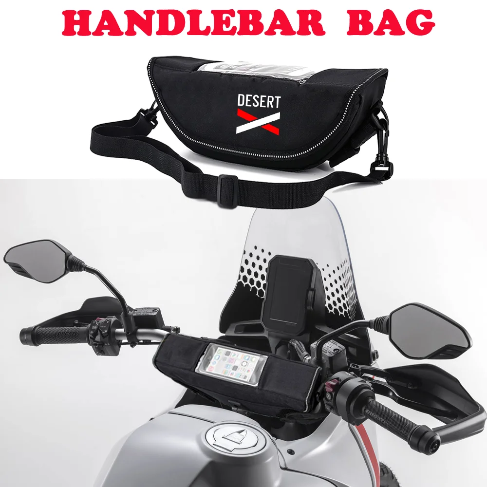 For Ducati Desert X DesertX 2021 2022-Bag Modern Waterproof Motorcycle Handlebar Travel Navigation Bag