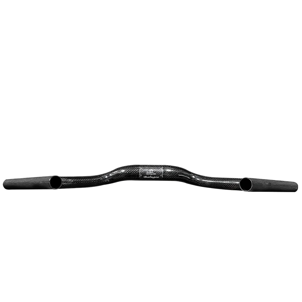 BALUGOE Hochsteife Carbonfaser-Mountainbike-Lenker, Modifikation, Upgrade, MTB-Lenker, Offroad-Fahrrad, 3K, 31,8 mm-22,2 mm – Detail 11
