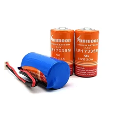 2pcs/lot ER17335M 3.6V 2/3A CR17345 Meter PLC Non-rechargeable Lithium Battery