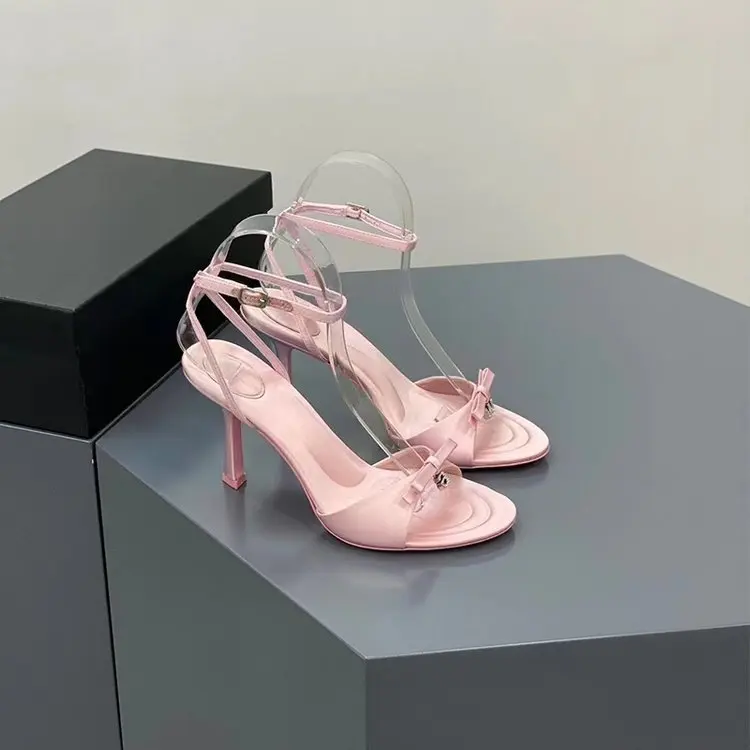 Neue sexy High Heels Damensandalen Sommer Modetrend Komfort Peep Toe Stiefel Stilettos Jazz Dance Damenschuhe Übergröße – Detail 12