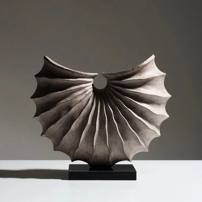Abstract Resin Conch Art Sculpture Ornaments Home Livingroom Cabinet Furnishing Decoration Store Office Statue Accessories Items