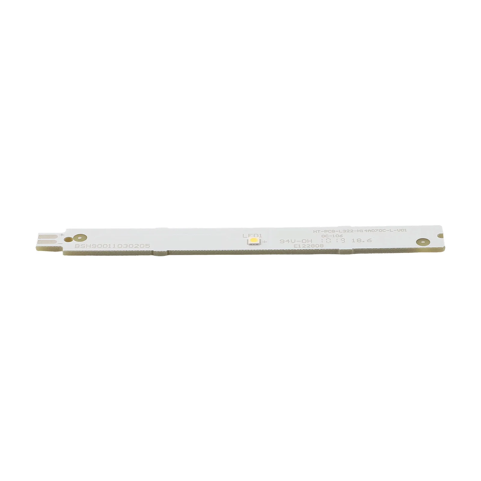 แถบไฟตู้เย็นชิ้นส่วนตู้เย็นแถบไฟ LED Strip สําหรับ Siemens BSH 9001030205 9001069888   3V 6V 112x12มม