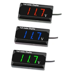 Voltmeter DC5V-19.9V LED Digital Display Waterproof for Boats Marine Vehicle Motorcycle Truck Digital Voltmeter Drop Shipping