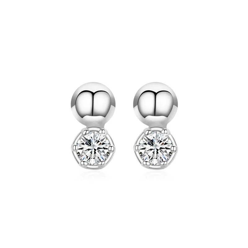 

Custom 925 Sterling Silver Non Tarnish Aretes De Plata Girls Jewelry Modern Earings
