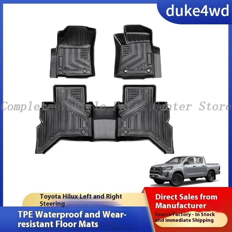 

High Quality TPE Car Mats For Right Hand Drive Toyota Hilux Waterproof Durable Rubber Floor Mats