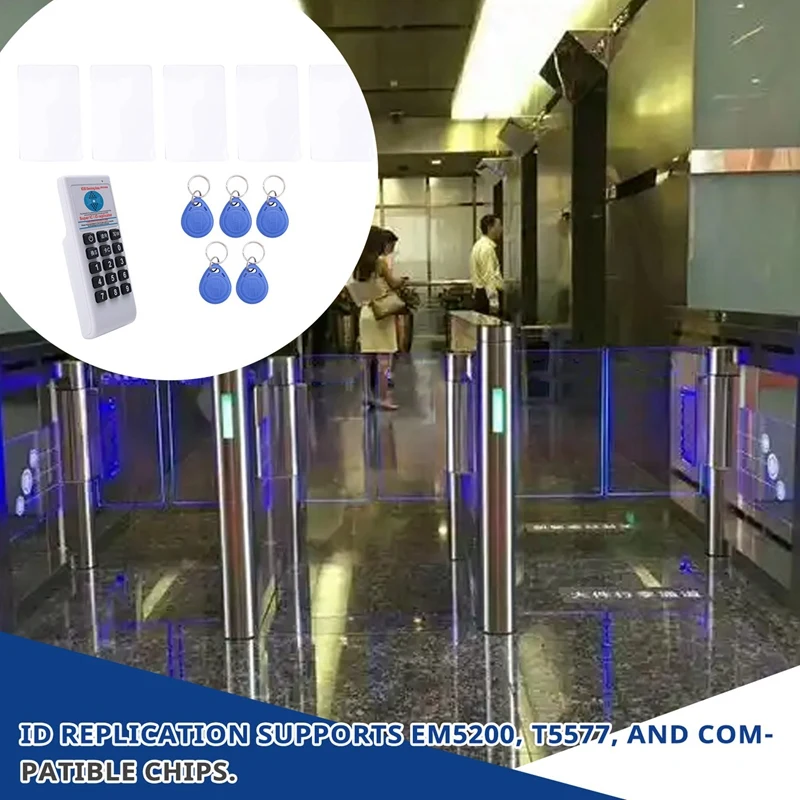 XTECH Handheld-Frequenz 125 kHz-13,56 MHz Kopierer Duplikator Cloner RFID NFC IC-Kartenleser und -schreiber