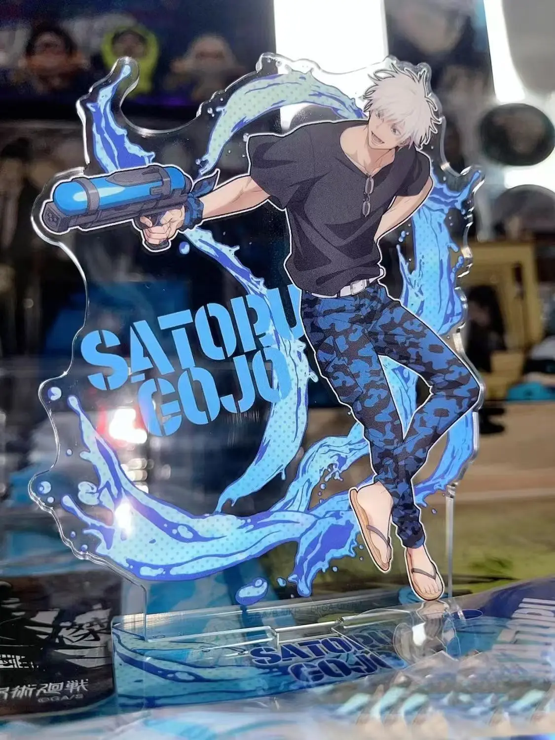 Anime Gojo Satoru Itadori Yuji Figura acrilica Modello di supporto Piastra Decorazione da scrivania fai da te Collezione di cartelli in piedi Ornamenti per i fan Regalo