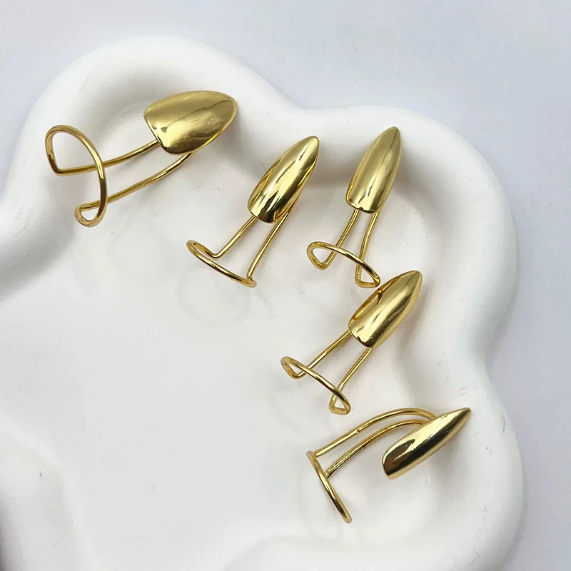 Fashionable Metal Nail Cover Ring ins Wearable Nail Ring Cover Unique And Exaggerated Trendy Punk Jewelry Accessory