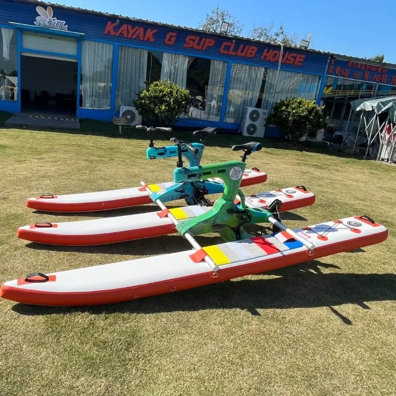 Double water bike, couple water bike, outdoor water paddling