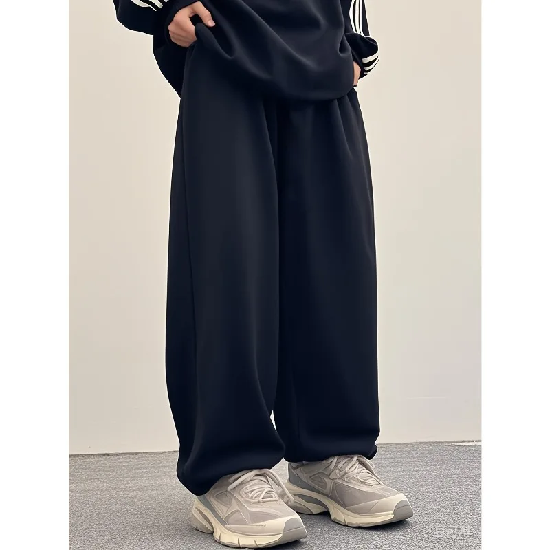 Men's Ultra Loose Sports Pants New Loose Casual Pants Straight Leg Pants Men's Casual Jogging Sports Pants