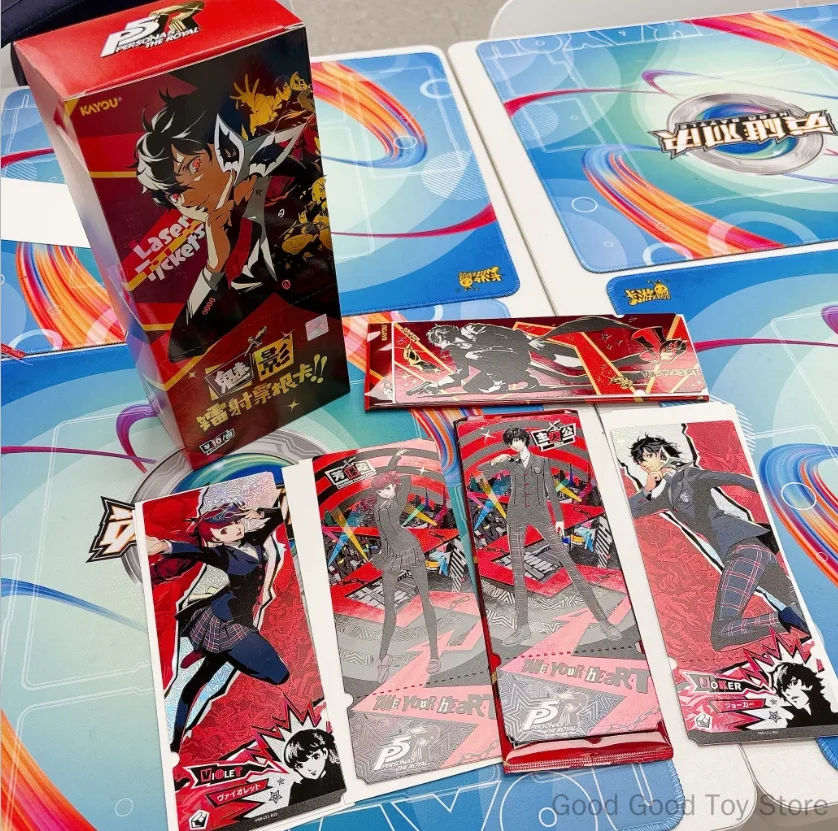 In Stock KAYOU PERSONA 3 Reload 5 Joker Makoto Laser Tickets Holographic Phantom Moon Shadow Limited Collectible Toys Gifts