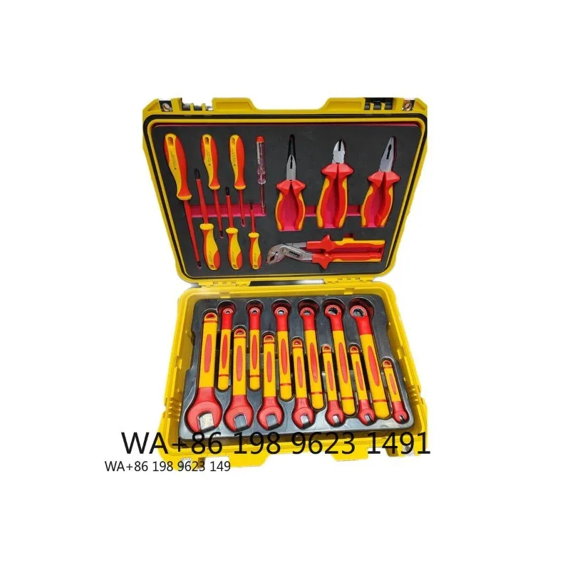 

Professional Industrial Insulated Tool Kit Light Weight High Hardness Insulated Handle Safety Tools for Electrician Working