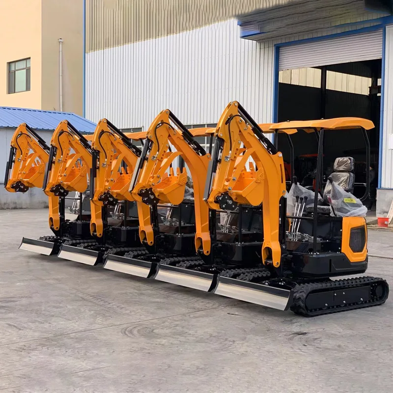 Mini Excavadora con Envío Gratuito, Excavadora Compacta con Motor Diésel Hidráulico, Orugas de Goma, Euro 5, CE, EPA, Personalizable