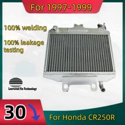 For 1997-1999 Honda CR250R Aluminum Radiator Cooler Cooling Coolant 1997 1998 1999