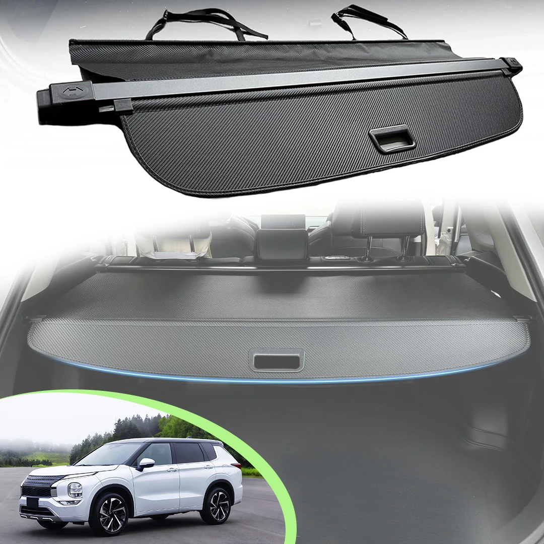 

Cargo Cover fits for Mitsubishi Outlander 2023 2024 2025 2026 Retractable Trunk Cover Shield Shade Privacy Screen Accessories