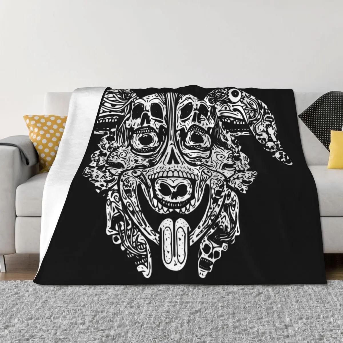 

Mr. Pickles - 03 Throw Blanket Multi-Purpose Shaggy Soft Big Camping Blankets