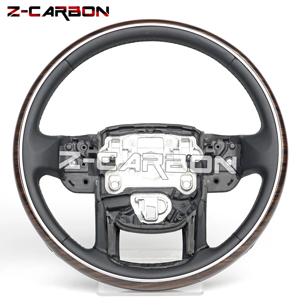 

Customized Leather Peach Wooden Steering Wheel Fit For Land Rover Range Rover Sport 2014-2020 Racing