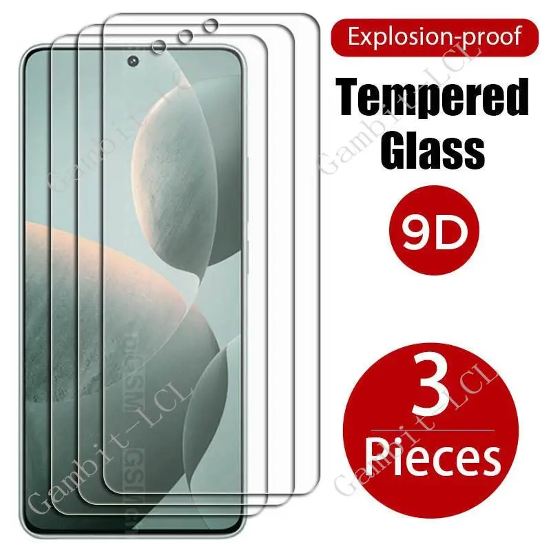 3PCS For Xiaomi 12 Lite 13 13T Pro 14 Poco C40 C50 C51 C55 C65 F5 M6 X5 Qin F22 Pro F21 Screen Protective Tempered Glass Film