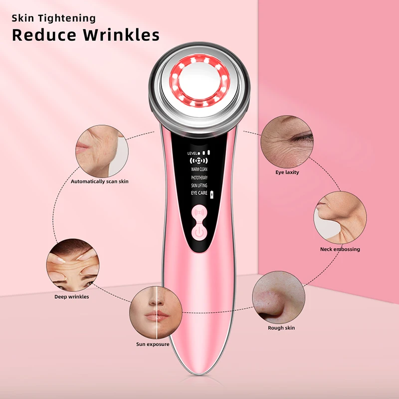 

Home beauty equipment Facial skin lifting equipment EMS Skin rejuvenation photon therapy skin firming facial massager