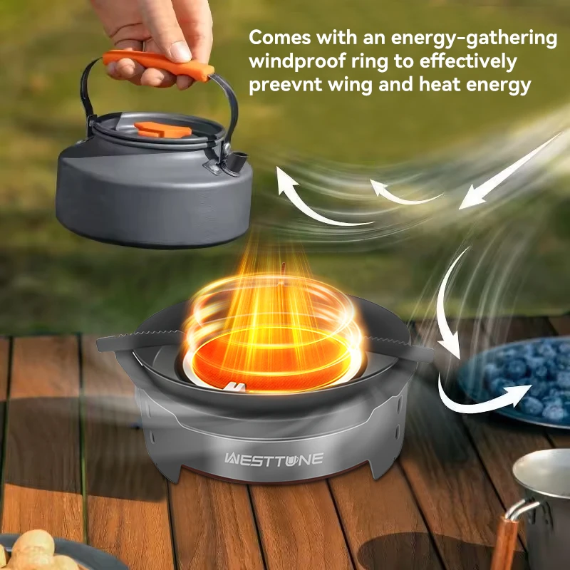 3600W High-power Infrared Stove Outdoor Camping Gas Stove Portable Windproof Gas Burner Picnic Hiking Camping Supplies