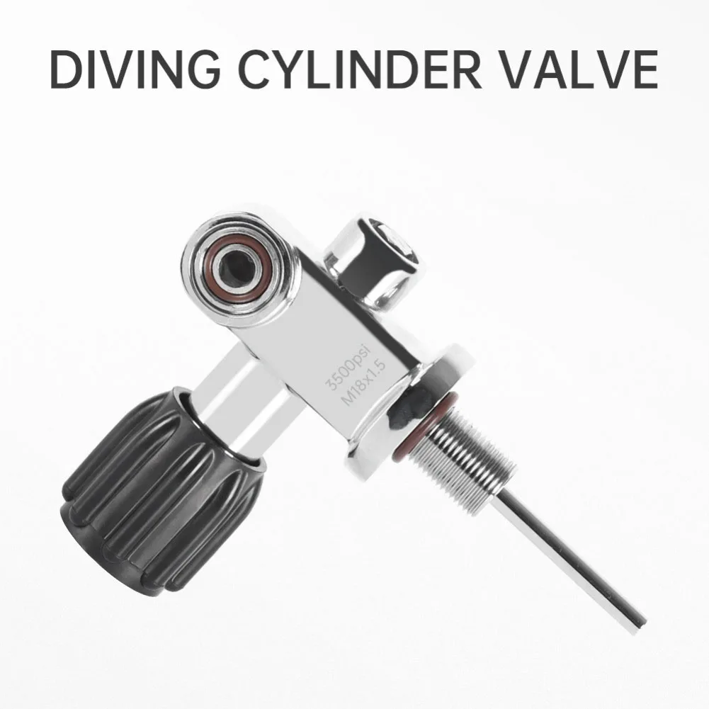 

Вентиль для бутылок M18x1.5, для подводных приключений, портативный дизайн, надежная установка, максимальное давление 250 бар