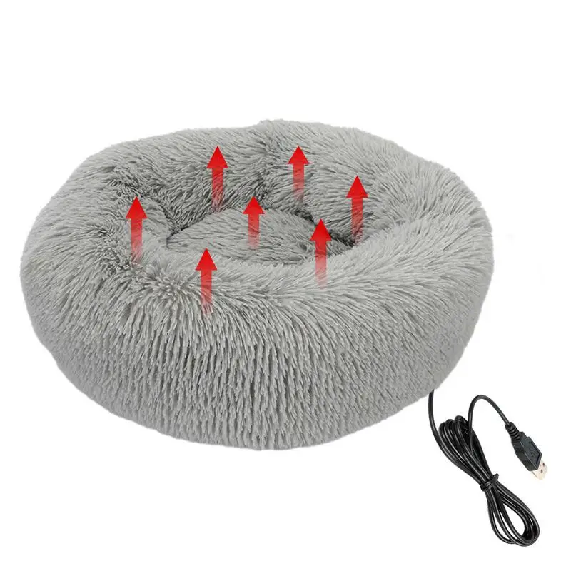 Electric Heated Dog Bed Soft and Comfortable Pet Heating Pads USB Charging Cat Mat winter Warm Indoor Pet Bed Heating Dogs nest 1