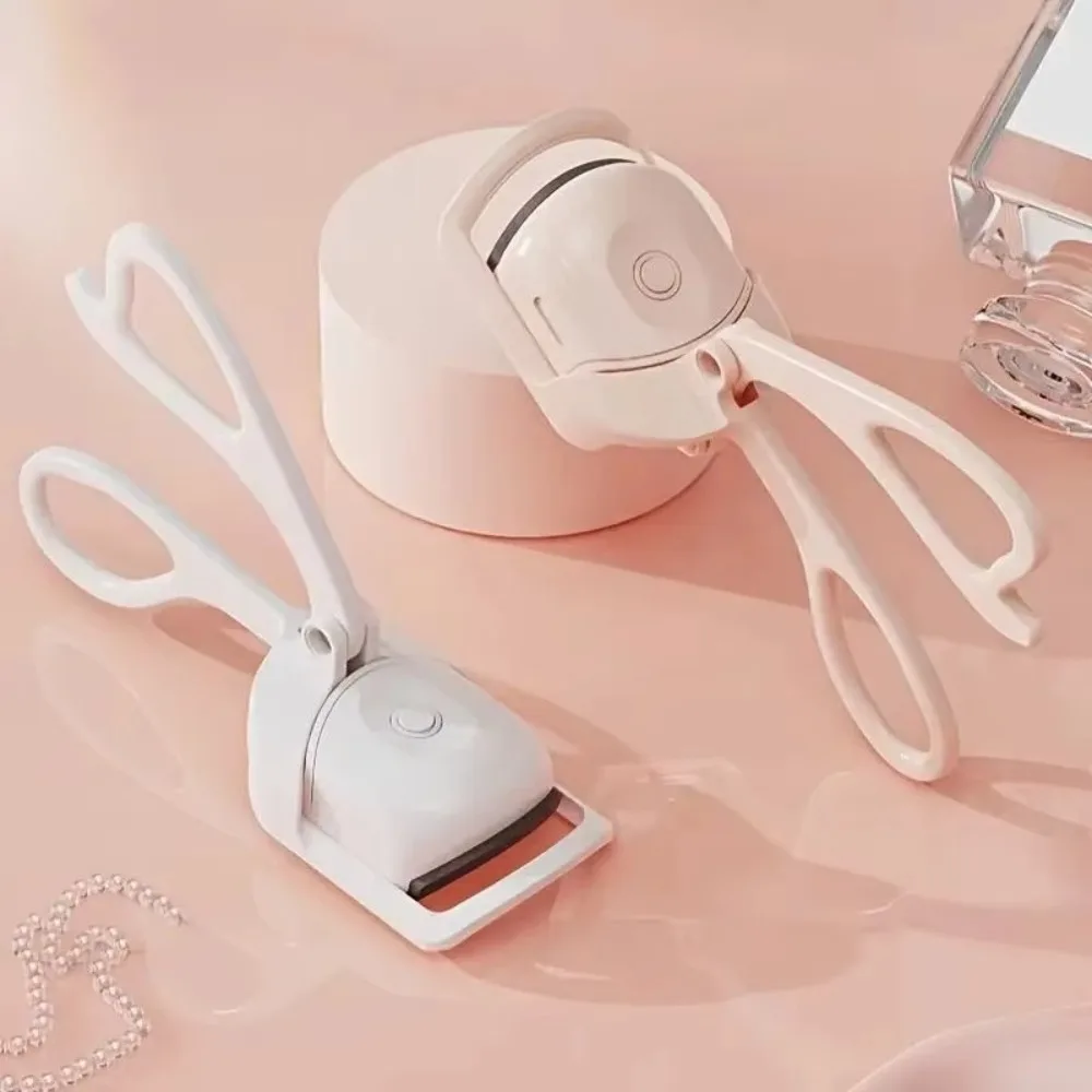 Lash Perm Electric Eyelash Curler Long-Lasting Curl Electric Eyelashes Clip Temperature Control ABS Beauty Eye Instrument Women