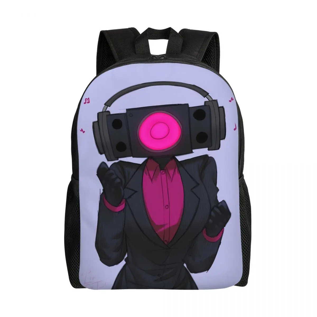

Skibidi Toilet Backpack SpeakerwomaTv Hiking Backpacks Unisex Custom Pattern School Bags Novelty Rucksack