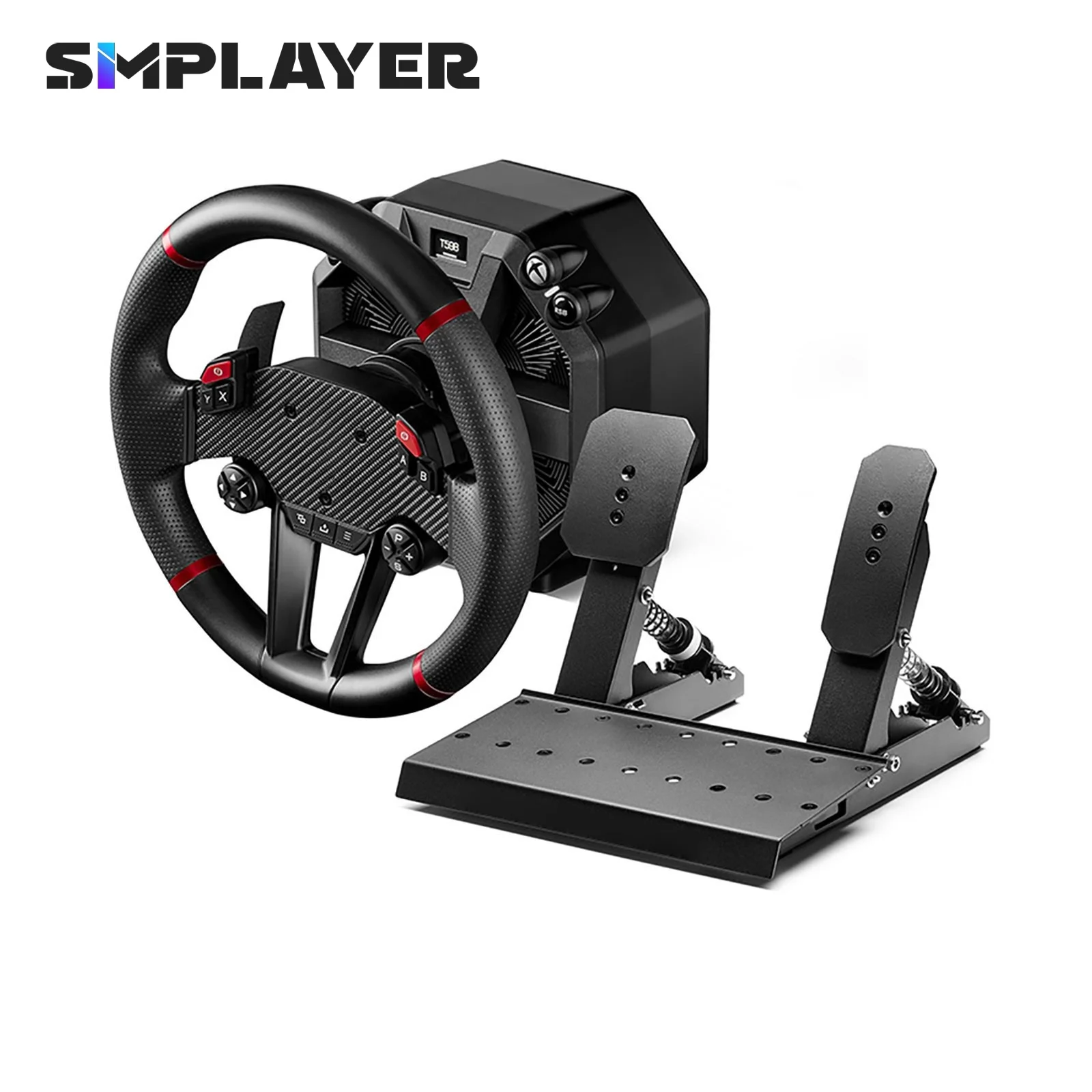 

Simplaye Direct Drive Steering Wheel Original 11.8"/30cm T598X XBOX/PC T598P for PS5/PS4/PC+Wheel Base+Raceline Pedals LTE