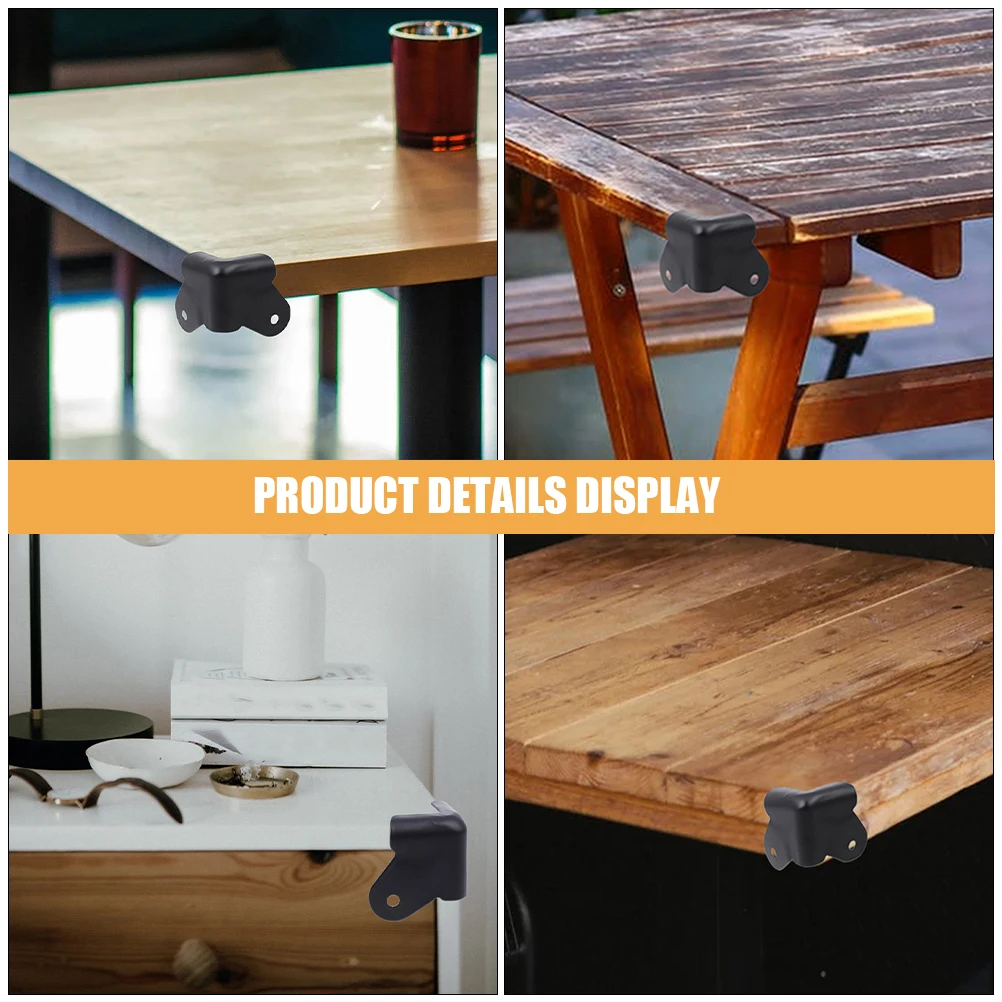 24 قطعة من أغطية الزوايا الواقية المضادة للتصادم زوايا مكبر الصوت الحديدية لخزائن وصناديق المجوهرات والأثاث