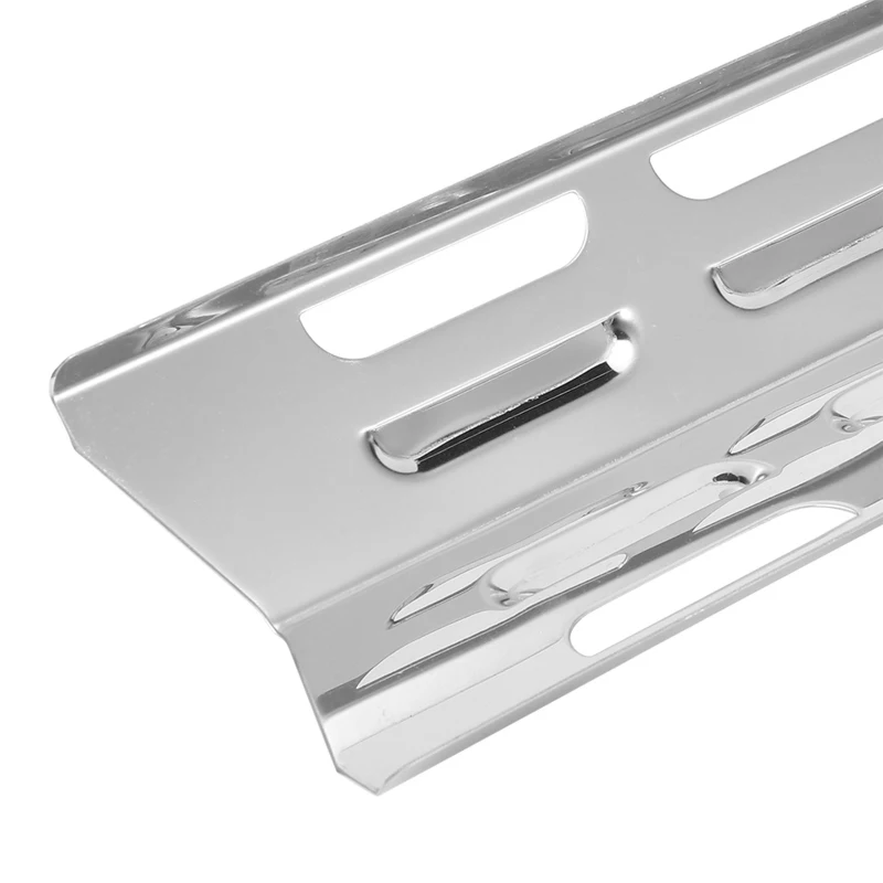 4 Stück Outdoor-Gas grill Wärme zelt Grill Brenner Abdeckung Edelstahl Zelt Schild Platte Deflektor Grill Flamme Tamer – Detail 6