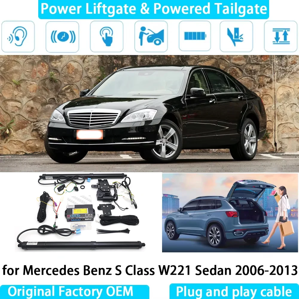 for Mercedes Benz S Class W221 Sedan 2006-2013 Automatic Electric Power Liftgate Powered Tailgate Strut Tail Gate Lift System
