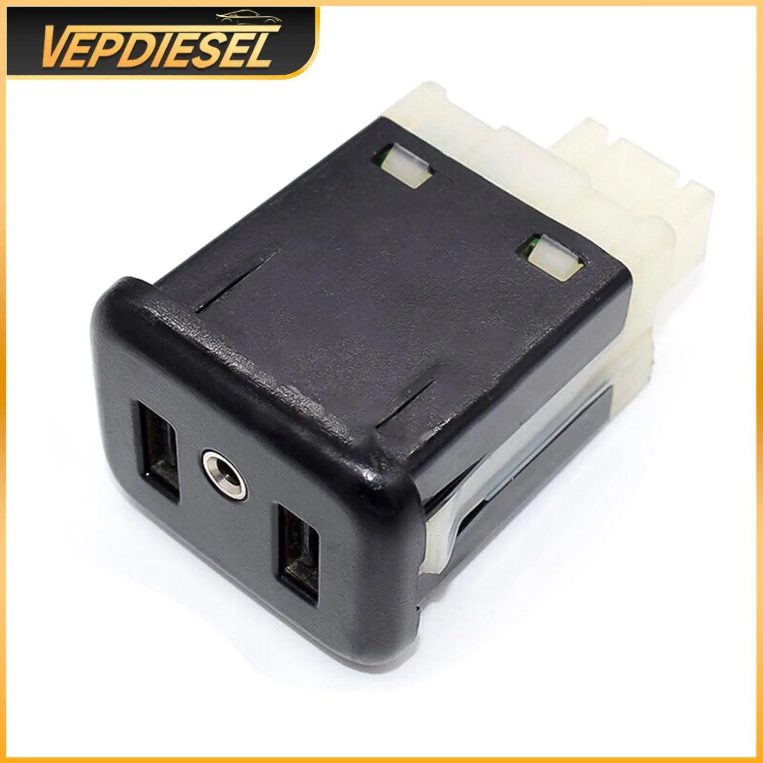 

Автомобильный плеер с двумя USB-портами, 1 шт., разъем AUX, 13519224, 13509942, 13510854, 23496501, для GM, Chevrolet, Chevy, автомобильные аксессуары