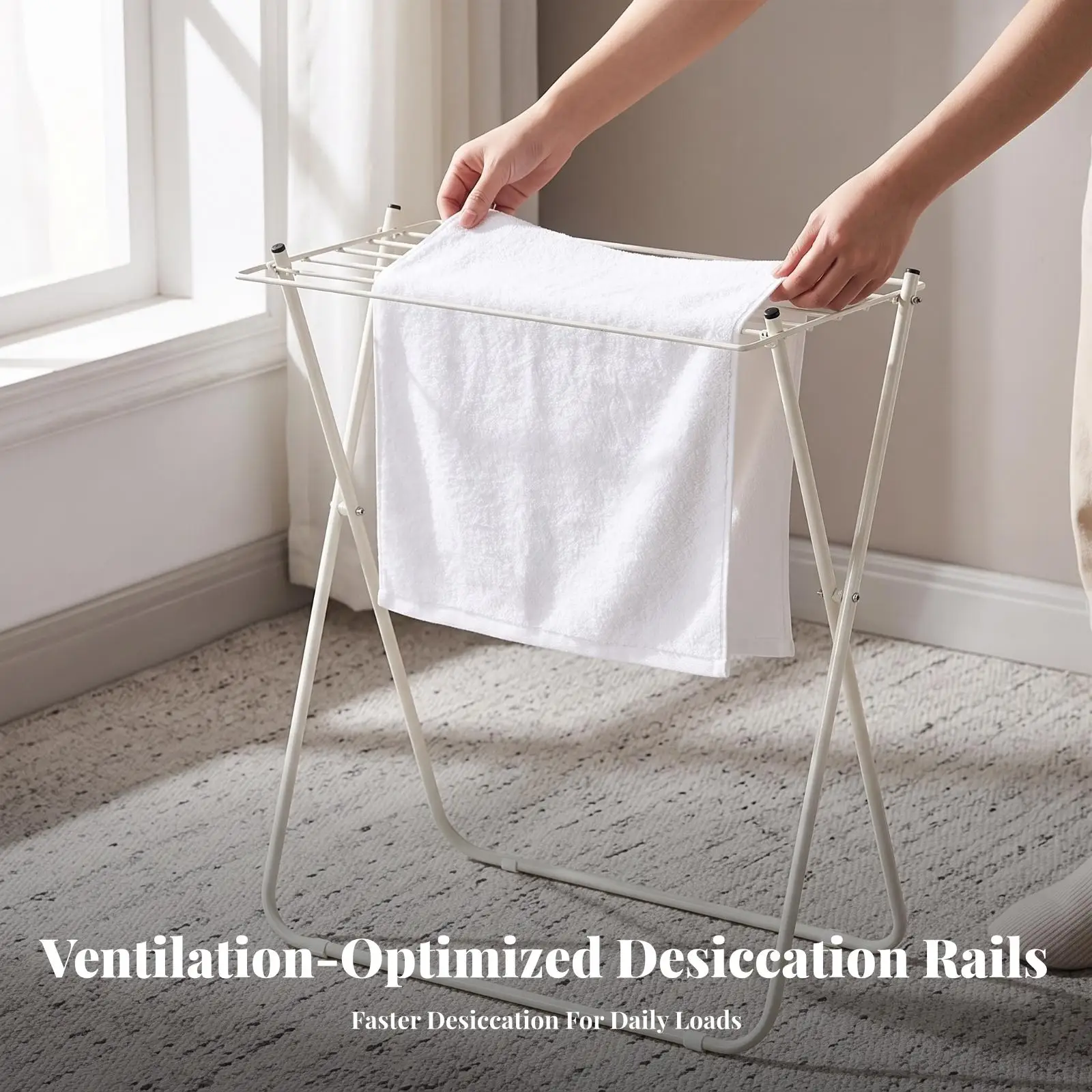 Clothes Desiccating Rack | Compact Design, Freestanding, foldable desiccating