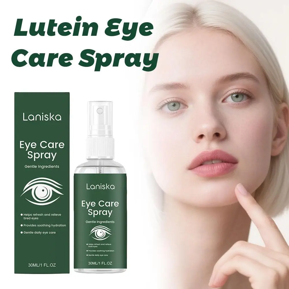 Lutein Eye Care Spray Refreshing Eye Serum Gentle Hydrating Soothing Relieve Eye Fatigue Portable Daily Use Beauty Supplies