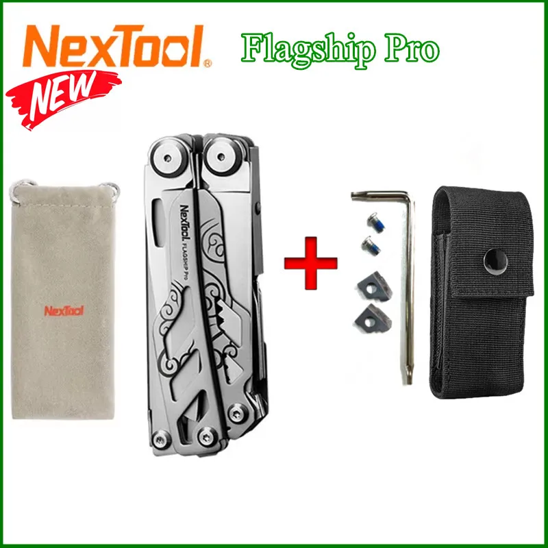 

NexTool Flagship Pro 16 в 1, специальный ручной инструмент, многофункциональные плоскогубцы, складной нож, отвертка, открывалка для консервных банок, ножницы, инструменты для улицы