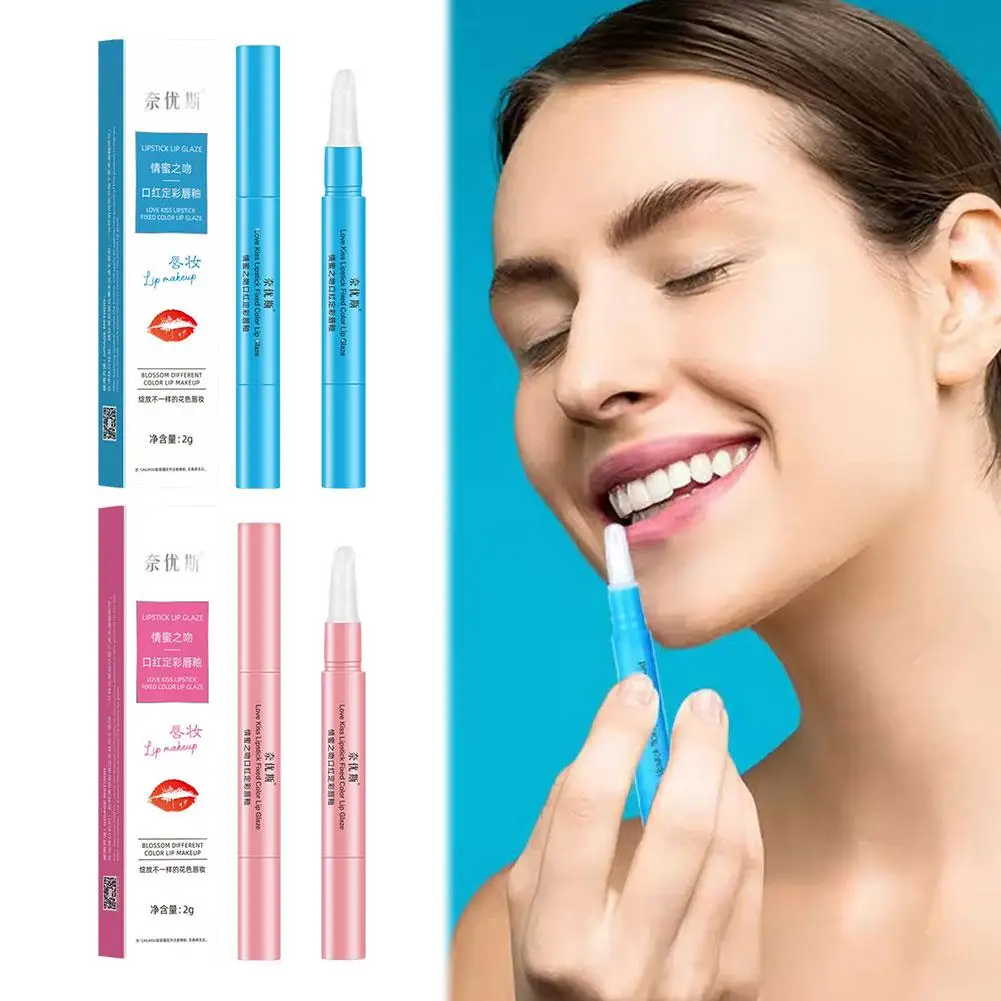 Lápiz labial mate de terciopelo resistente al agua para mujer, Cosméticos líquidos antiadherentes largos, brillo de labios duradero, maquillaje de labios T2J8