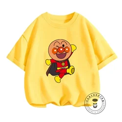 Japanese Anpanman Cartoon T-shirts for Kids Fashionable Soft Kawaii Summer Wear for Boys and Girls Cheap and Comfy Bestsellers