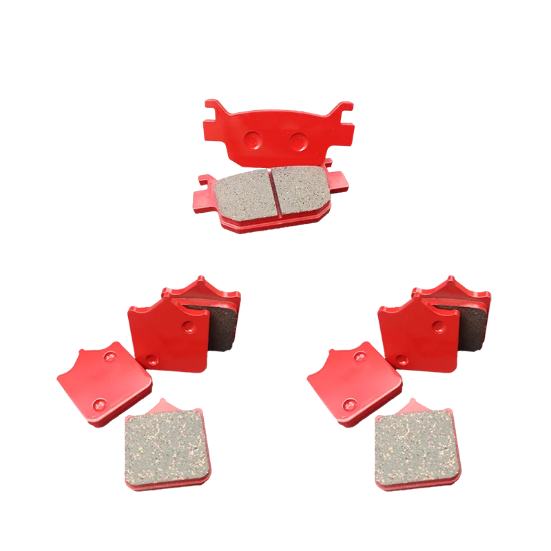 Motorcycle Ceramic Front Rear Brake Pads for BENELLI Leoncino (500cc) Trail TRK 502 2017 2018 2019 2020