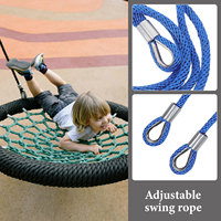 Children's Swing Rope Adjustable Swings Lanyard Heavy Duty for Hammock Hanging Steel Wire Strap Chair