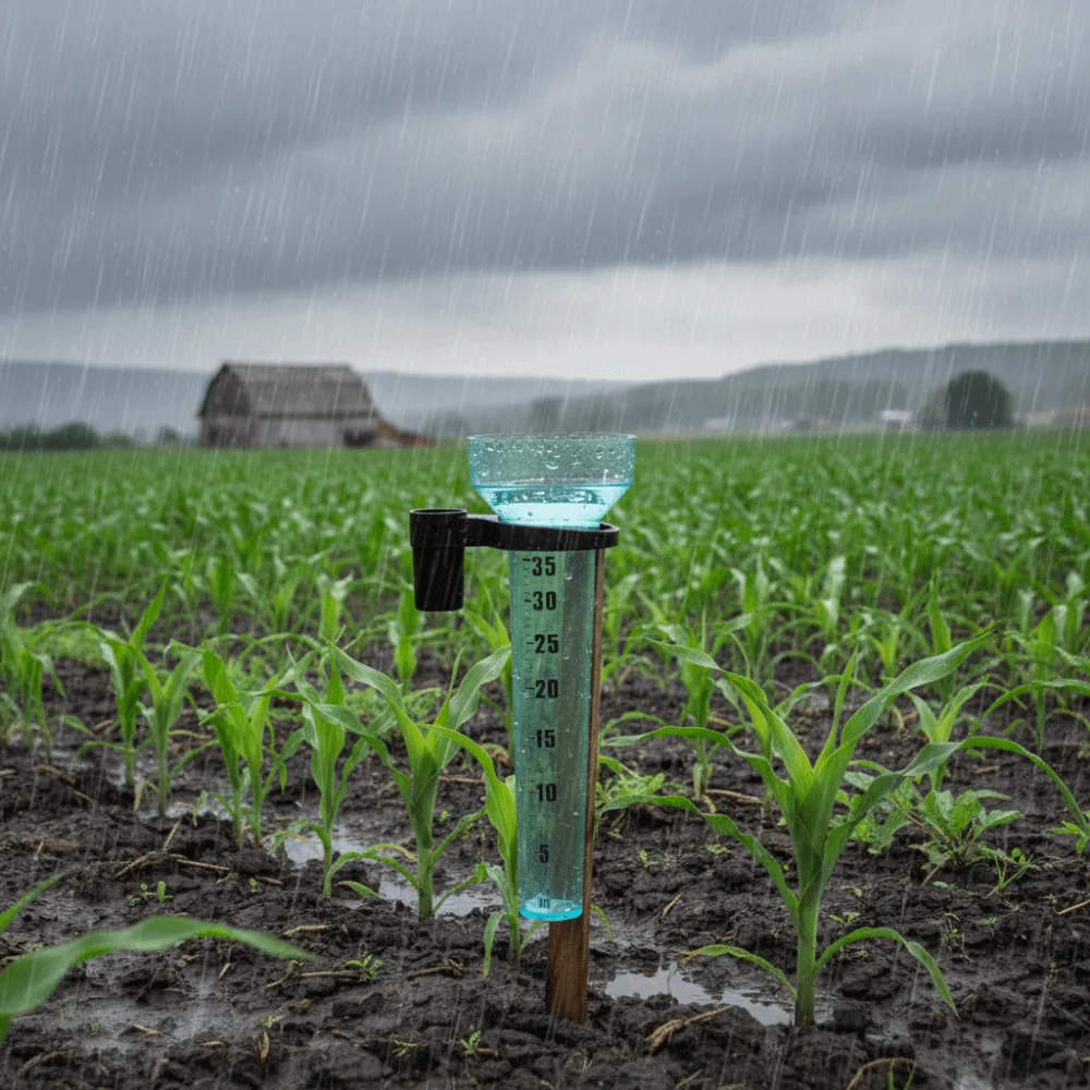 

Portable Gardening Rainwater Meter Plastic with Scale Rain Measurement Tool Transparent Accurate Rain Gauge Cup Outdoor